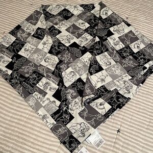 Disney Villains Black and Grey Scarf